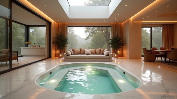 Louez une maison avec jacuzzi intérieur pour un séjour mémorable